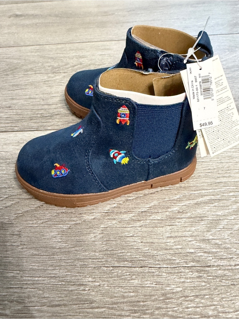 Gap Toddler Vegan Suede High-Top Sneakers NWT Size 7